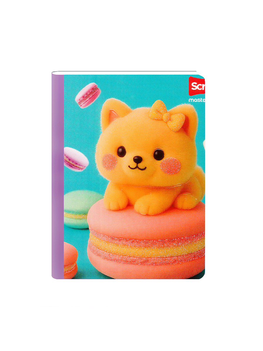 Cuaderno Cosido Kimi 100 Hojas Cuadros 6