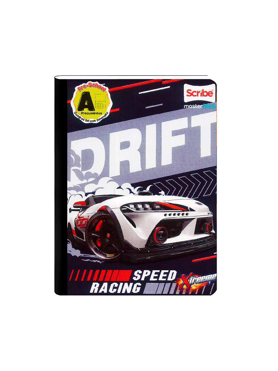 Cuaderno Cosido Master 100 Hojas Pre-Cuadritos A 2