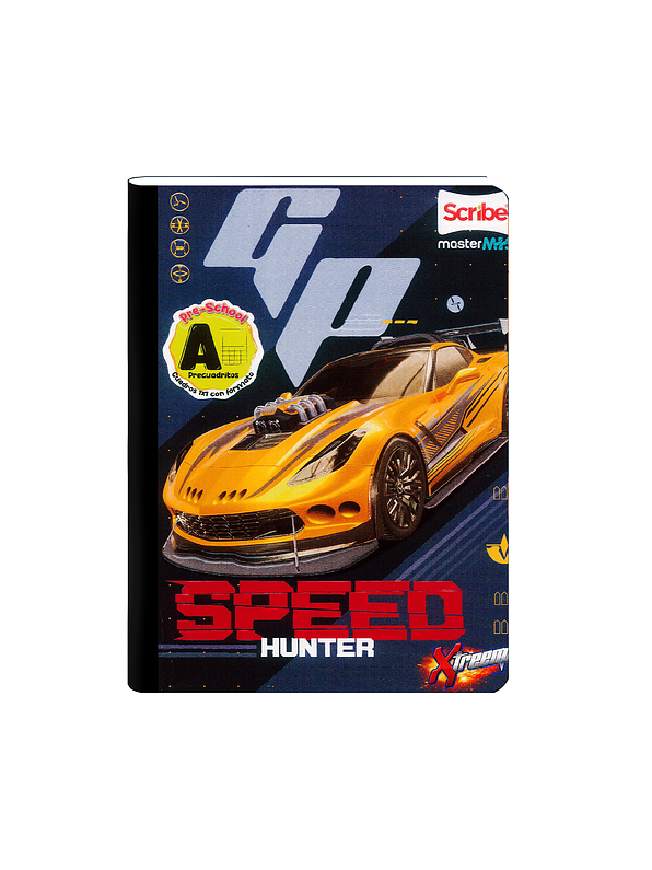 Cuaderno Cosido Master 100 Hojas Pre-Cuadritos A 3