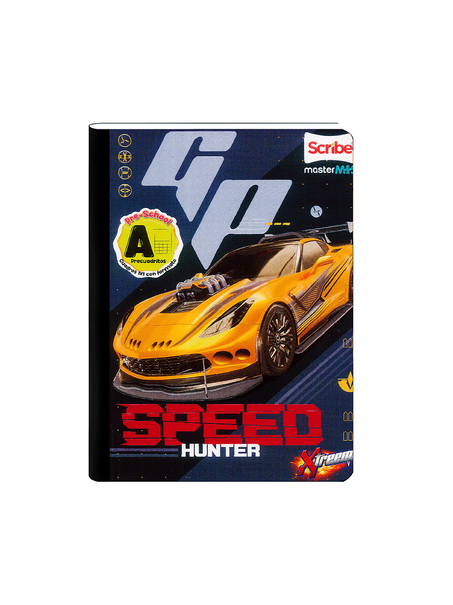 Cuaderno Cosido Master 100 Hojas Pre-Cuadritos A 3