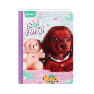 Cuaderno Cosido Norma Dogs 100 Hojas Lineas