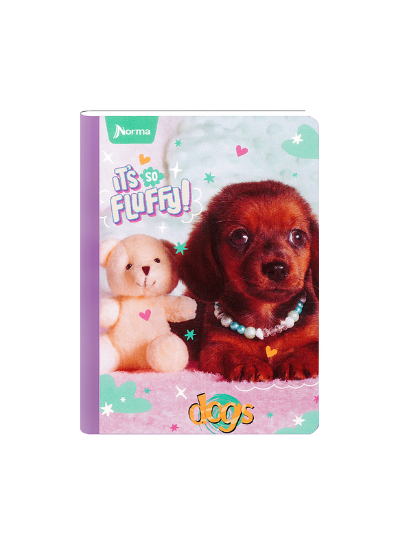Cuaderno Cosido Norma Dogs 100 Hojas Lineas 1