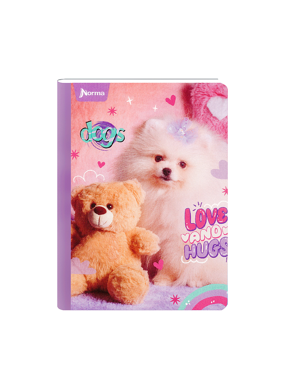Cuaderno Cosido Norma Dogs 100 Hojas Lineas 2