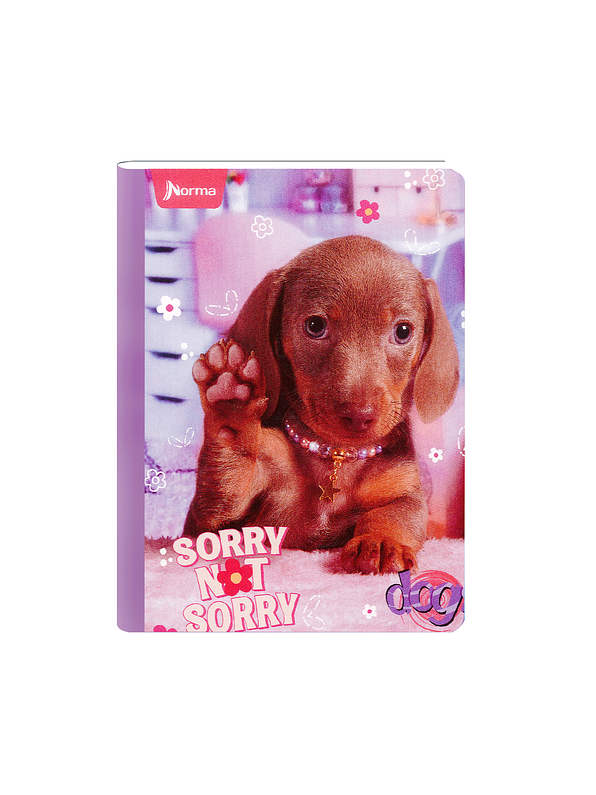 Cuaderno Cosido Norma Dogs 100 Hojas Lineas 5