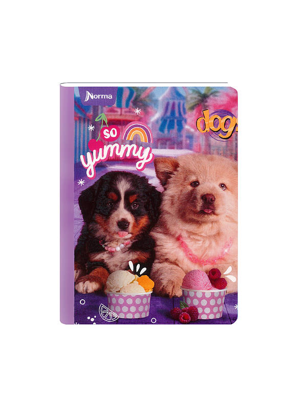 Cuaderno Cosido Norma Dogs 100 Hojas Lineas 6