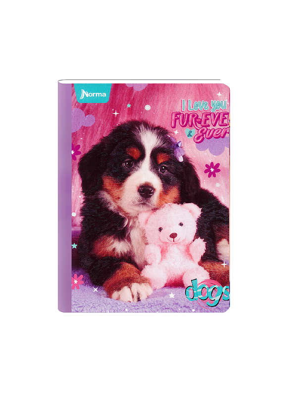 Cuaderno Cosido Norma Dogs 100 Hojas Lineas 7