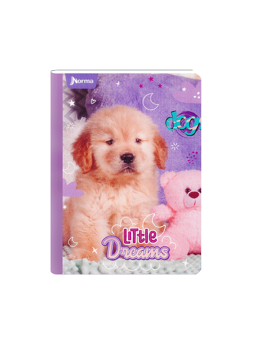 Cuaderno Cosido Norma Dogs 100 Hojas Lineas 8