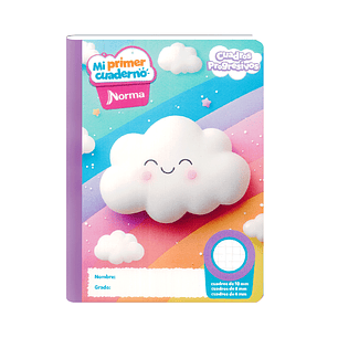 Mi Primer Cuaderno Cuadros Progresivos Niña 100 Hojas