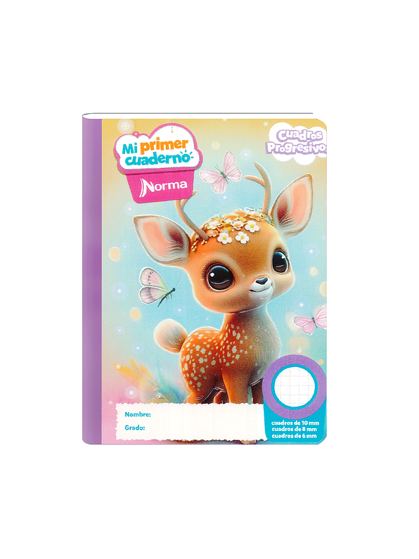 Mi Primer Cuaderno Cuadros Progresivos Niña 100 Hojas 3