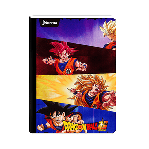 Cuaderno Cosido Dragon Ball Z 100 Hojas Líneas 
