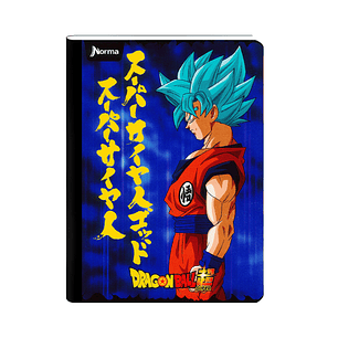 Cuaderno Cosido Dragón Ball Z 50 Hojas Cuadros 