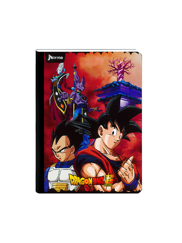 Cuaderno Cosido Dragón Ball Z 50 Hojas Cuadros  4