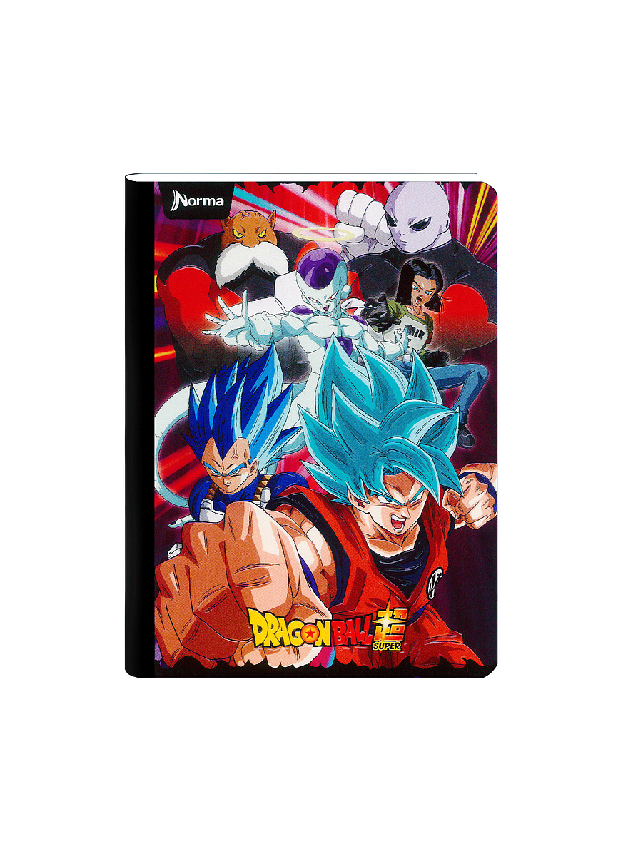 Cuaderno Cosido Dragón Ball Z 50 Hojas Cuadros  10