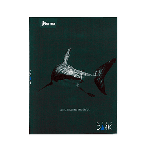 Cuaderno Cosido Pasta Dura Deep Dark 90 Hojas Cuadros