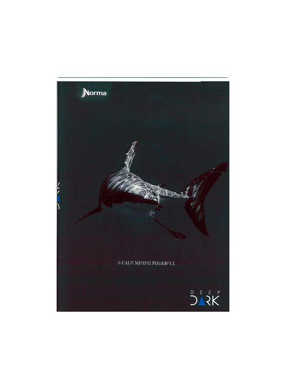 Cuaderno Cosido Pasta Dura Deep Dark 90 Hojas Cuadros 2