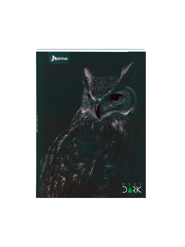 Cuaderno Cosido Pasta Dura Deep Dark 90 Hojas Cuadros 3