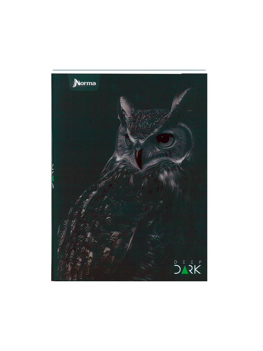 Cuaderno Cosido Pasta Dura Deep Dark 90 Hojas Cuadros 3