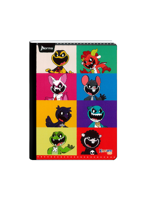 Cuaderno Cosido Norma X-Presarte Poppy Playtime 100 Hojas Cuadros 7