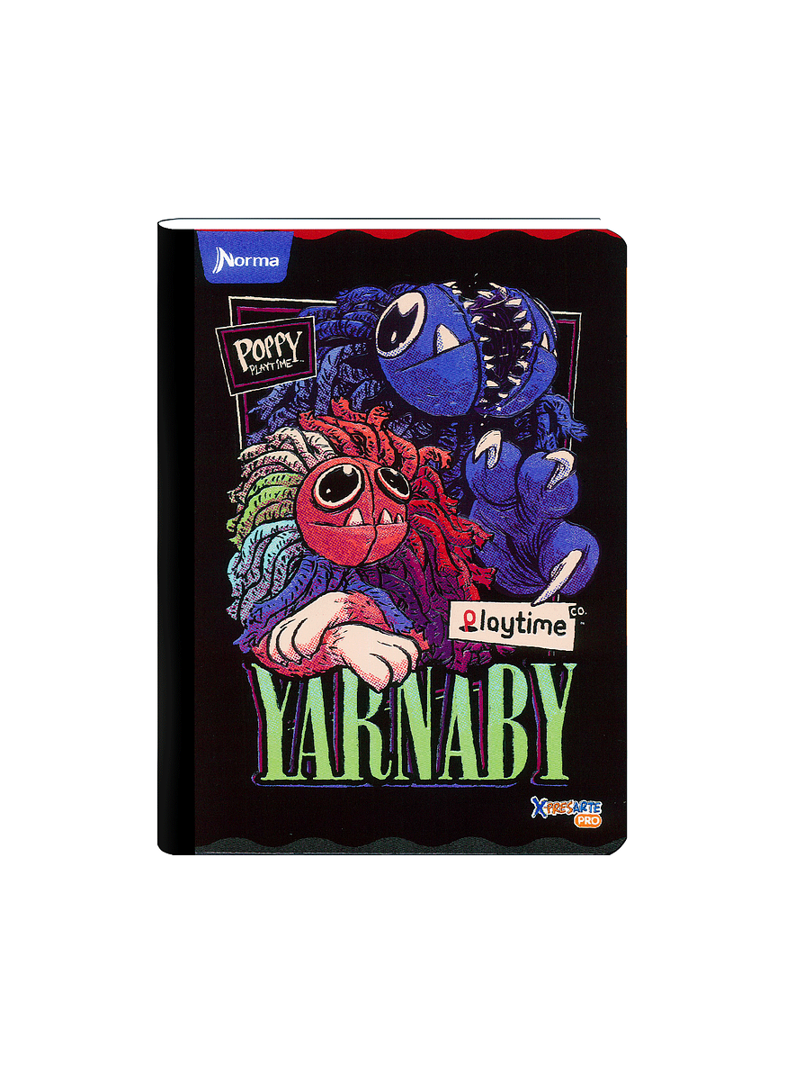 Cuaderno Cosido Norma X-Presarte Poppy Playtime 100 Hojas Cuadros 10