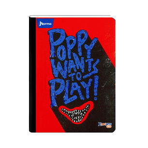 Cuaderno Cosido Norma X-Presarte Poppy Playtime 50 Hojas Cuadros