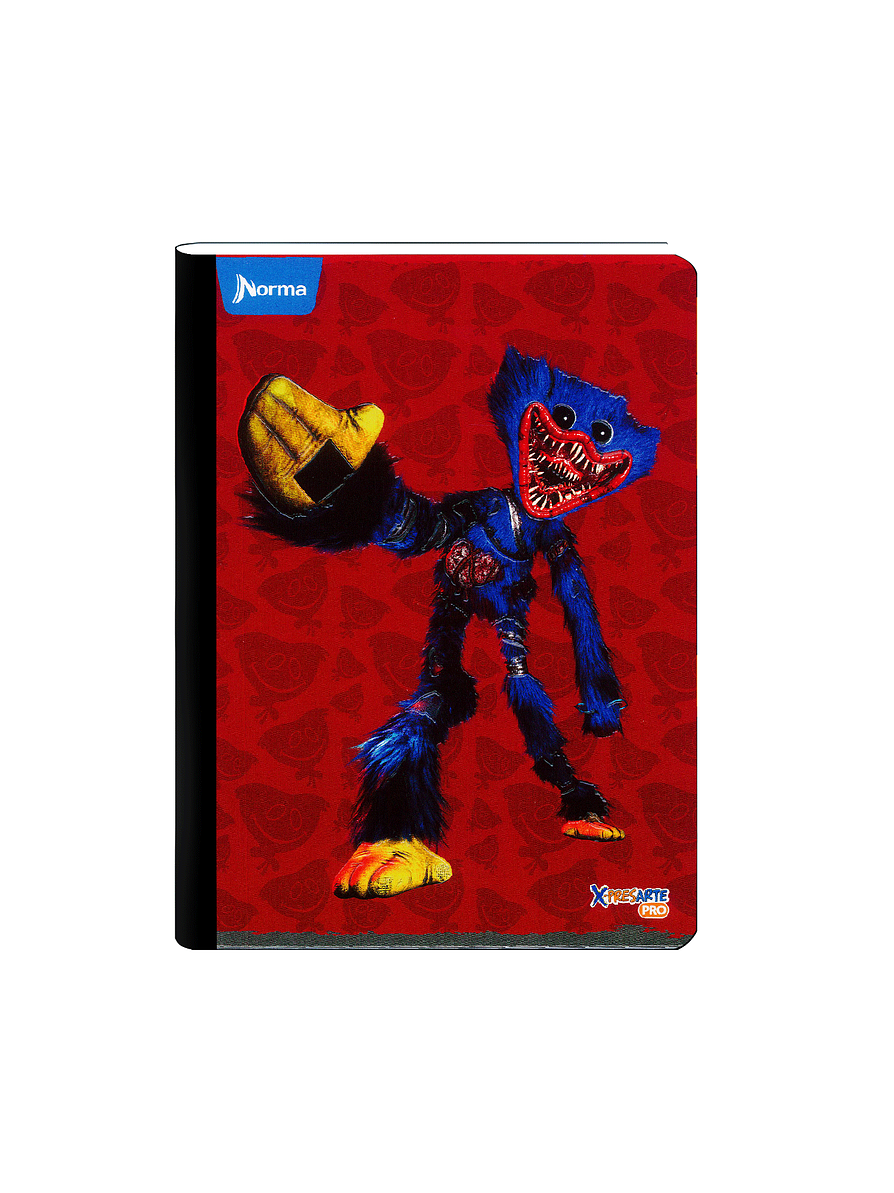 Cuaderno Cosido Norma X-Presarte Poppy Playtime 50 Hojas Cuadros 2