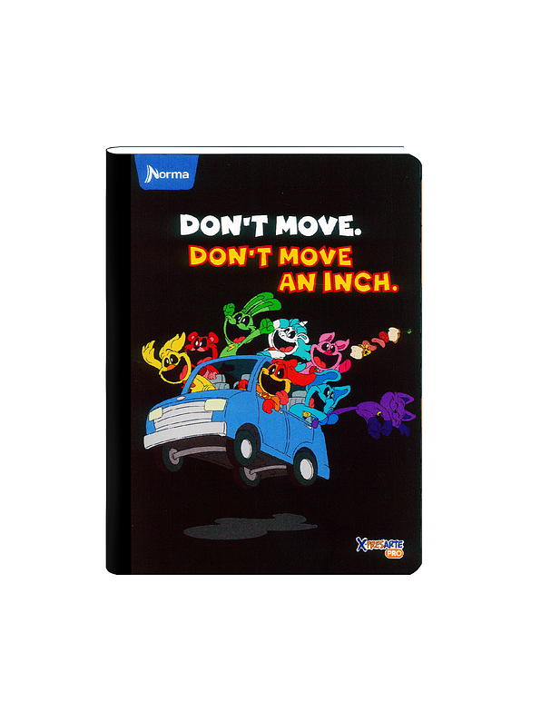 Cuaderno Cosido Norma X-Presarte Poppy Playtime 50 Hojas Cuadros 3