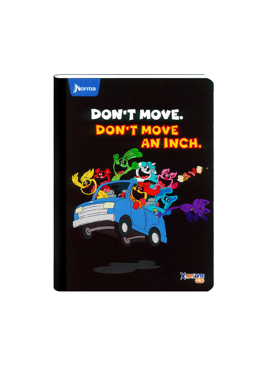 Cuaderno Cosido Norma X-Presarte Poppy Playtime 50 Hojas Cuadros 3