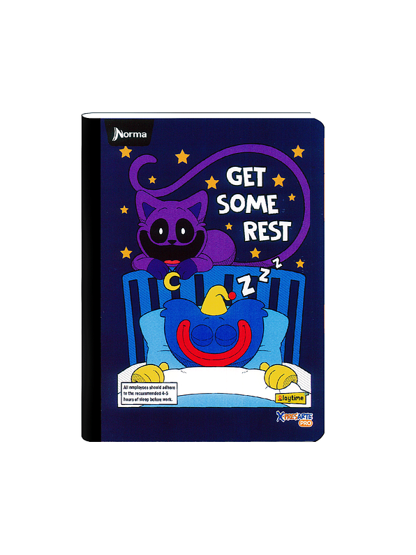 Cuaderno Cosido Norma X-Presarte Poppy Playtime 50 Hojas Cuadros 8