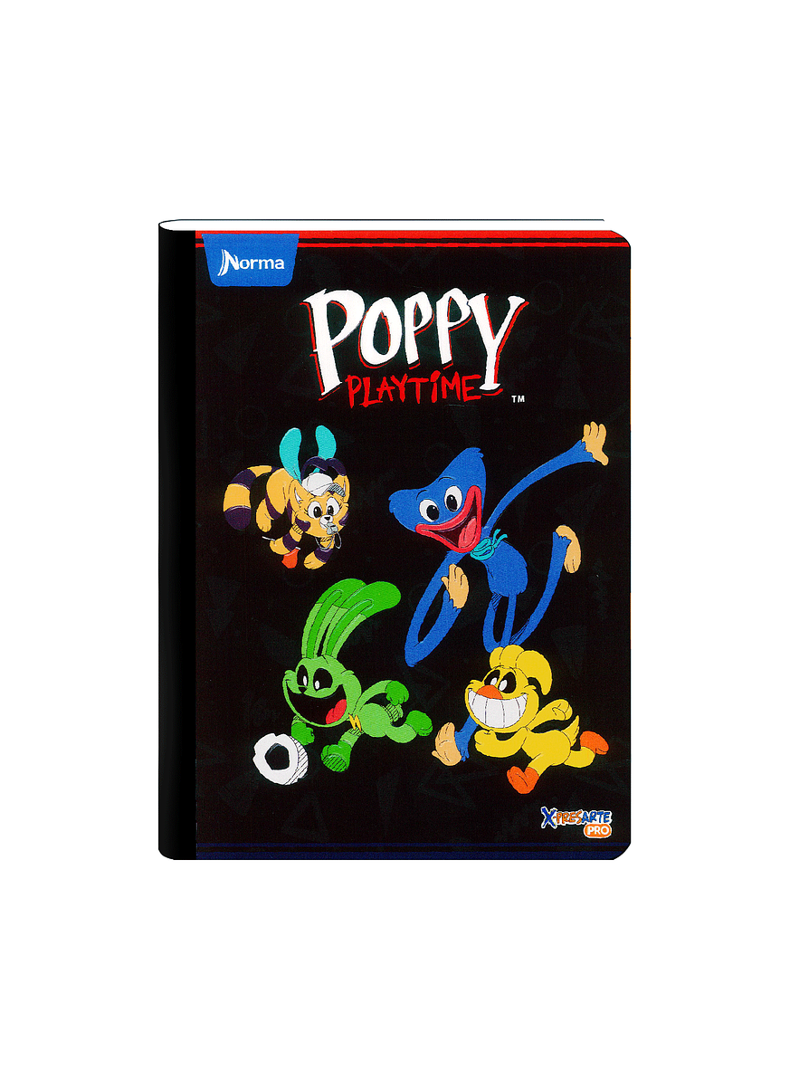 Cuaderno Cosido Norma X-Presarte Poppy Playtime 50 Hojas Cuadros 10