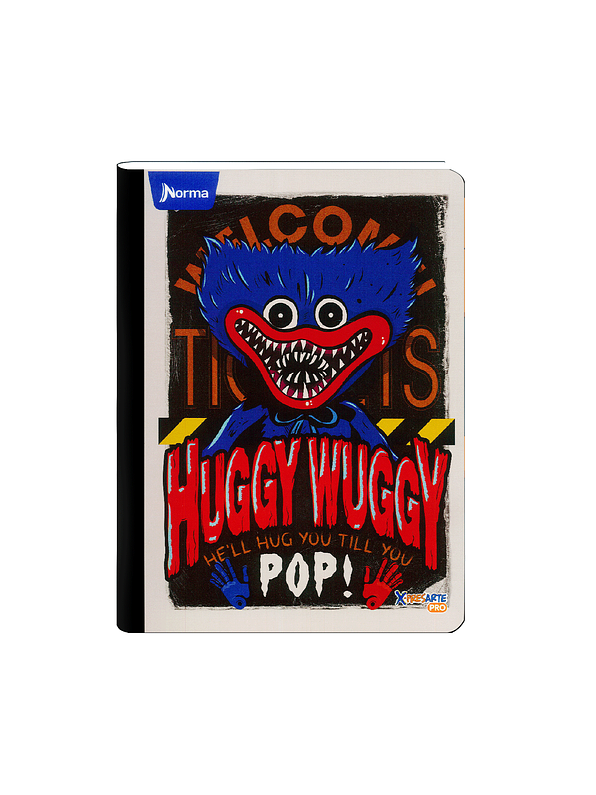 Cuaderno Cosido Norma X-Presarte Poppy Playtime 50 Hojas Cuadros 13