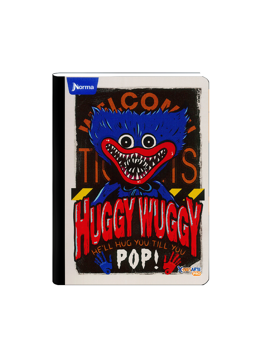 Cuaderno Cosido Norma X-Presarte Poppy Playtime 50 Hojas Cuadros 13