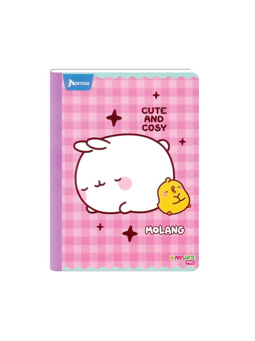 Cuaderno Cosido Norma Molang 50 Hojas Líneas 2
