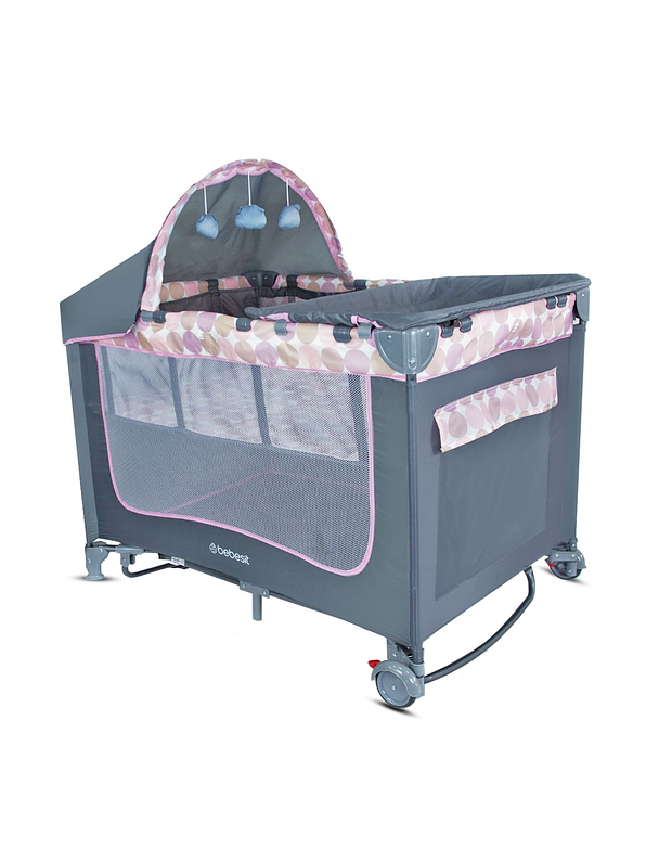 Cuna Corral Magic Rosa  1