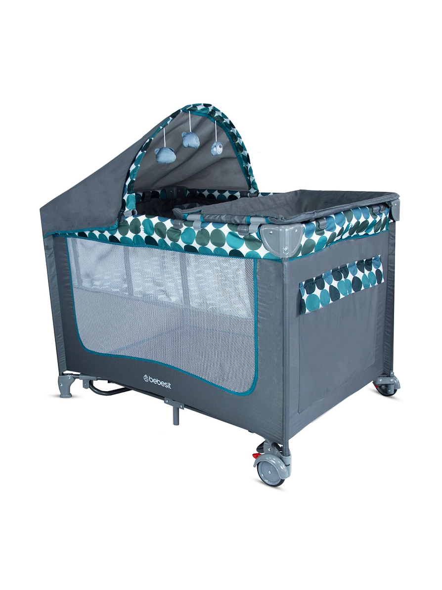 Cuna Corral Magic Blue 3