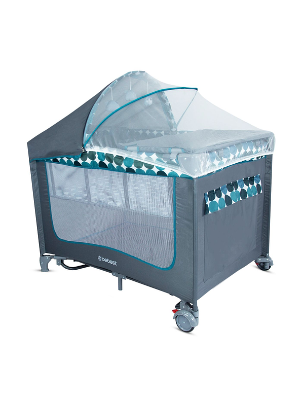 Cuna Corral Magic Blue 8