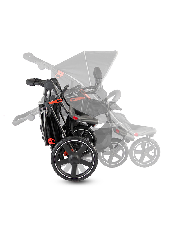 Coche Bebesit Jogger Marathon Black Premium 7