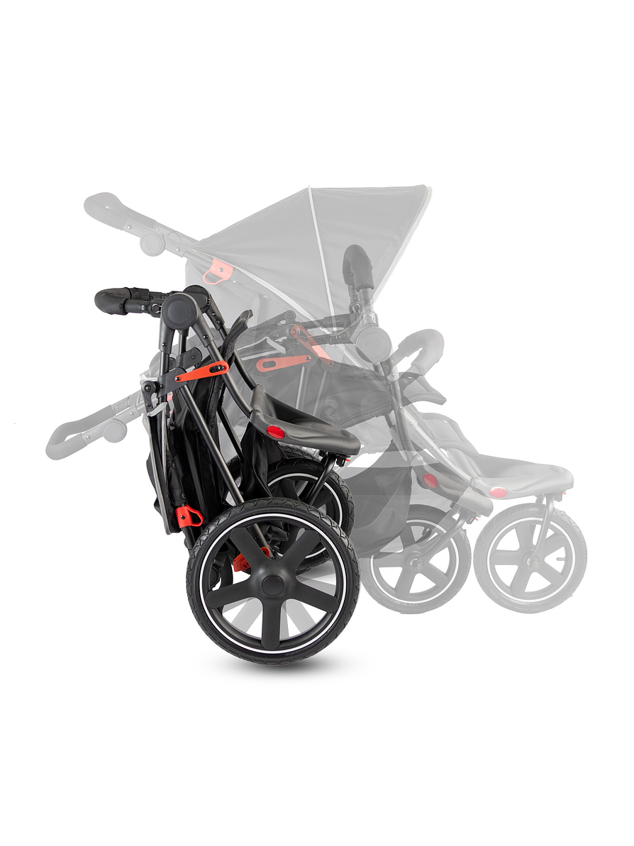 Coche Bebesit Jogger Marathon Black Premium 7
