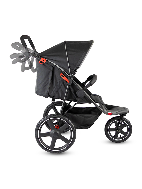 Coche Bebesit Jogger Marathon Black Premium 3