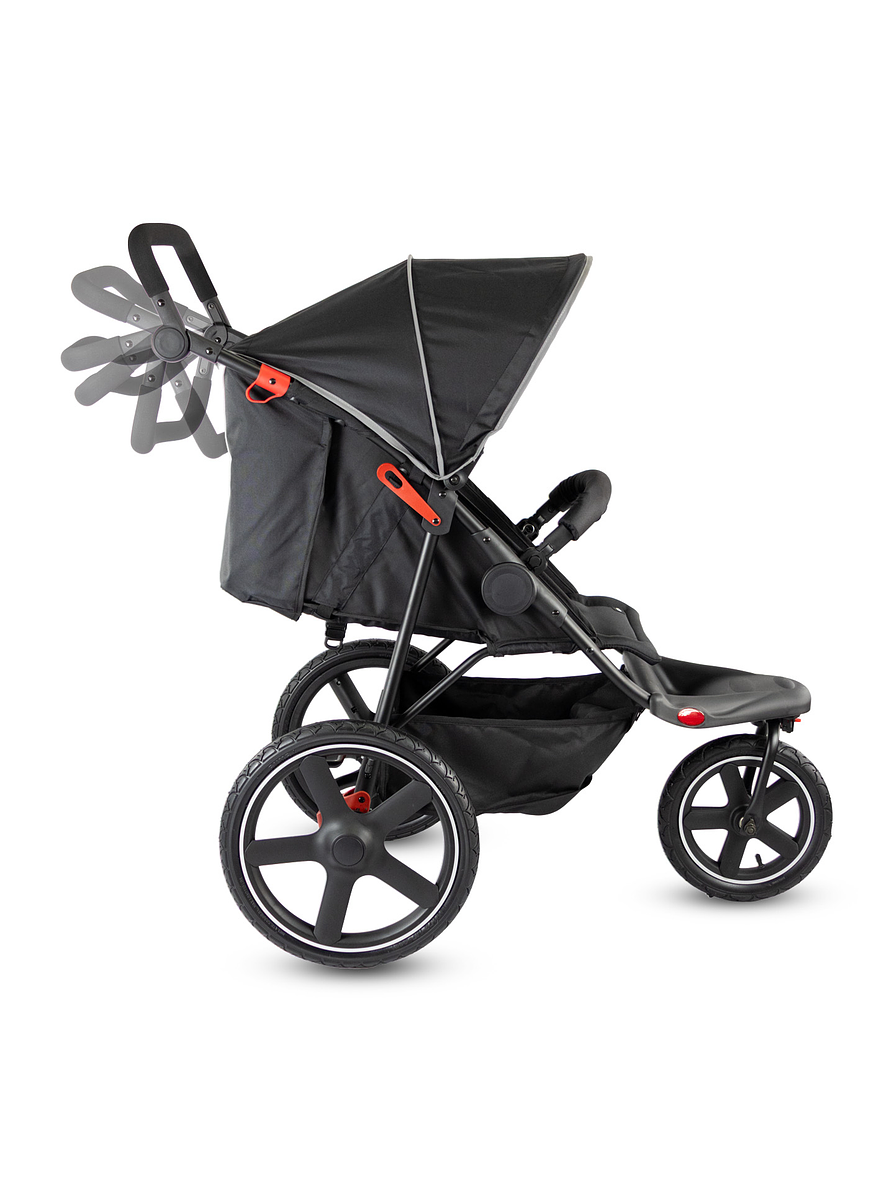 Coche Bebesit Jogger Marathon Black Premium 3