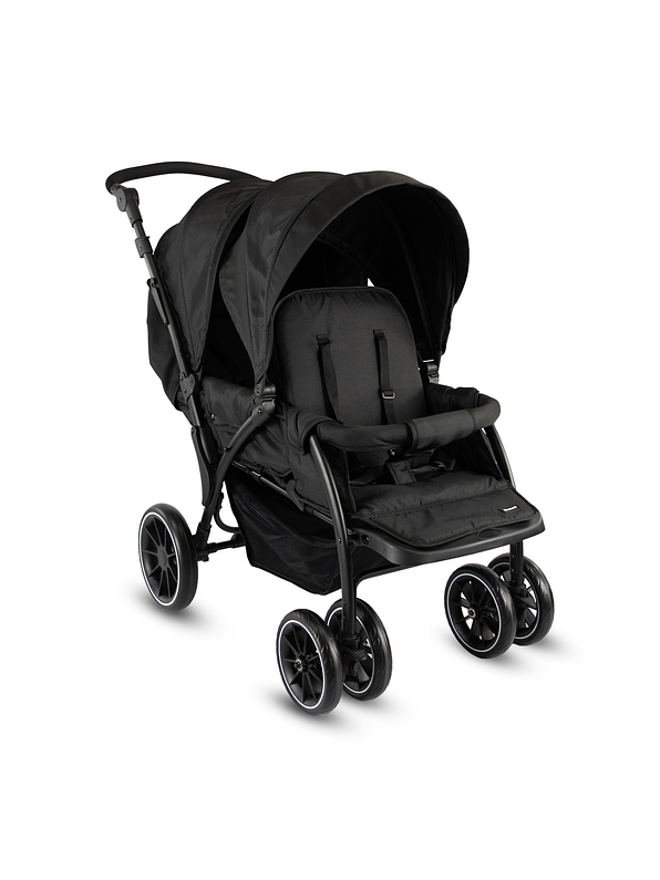 Coche Bebesit Gemelar Bivo Black Premium 1