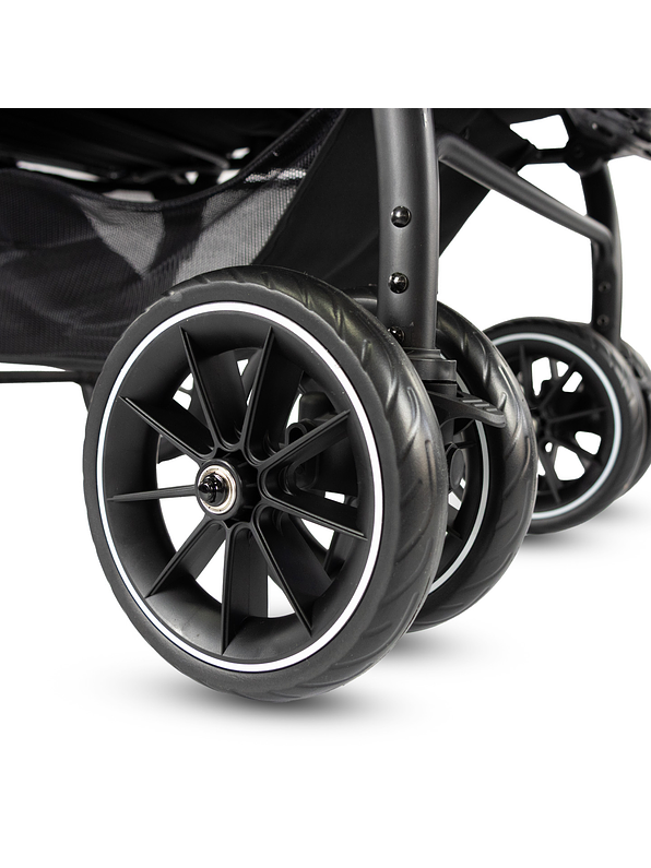 Coche Bebesit Gemelar Bivo Black Premium 10