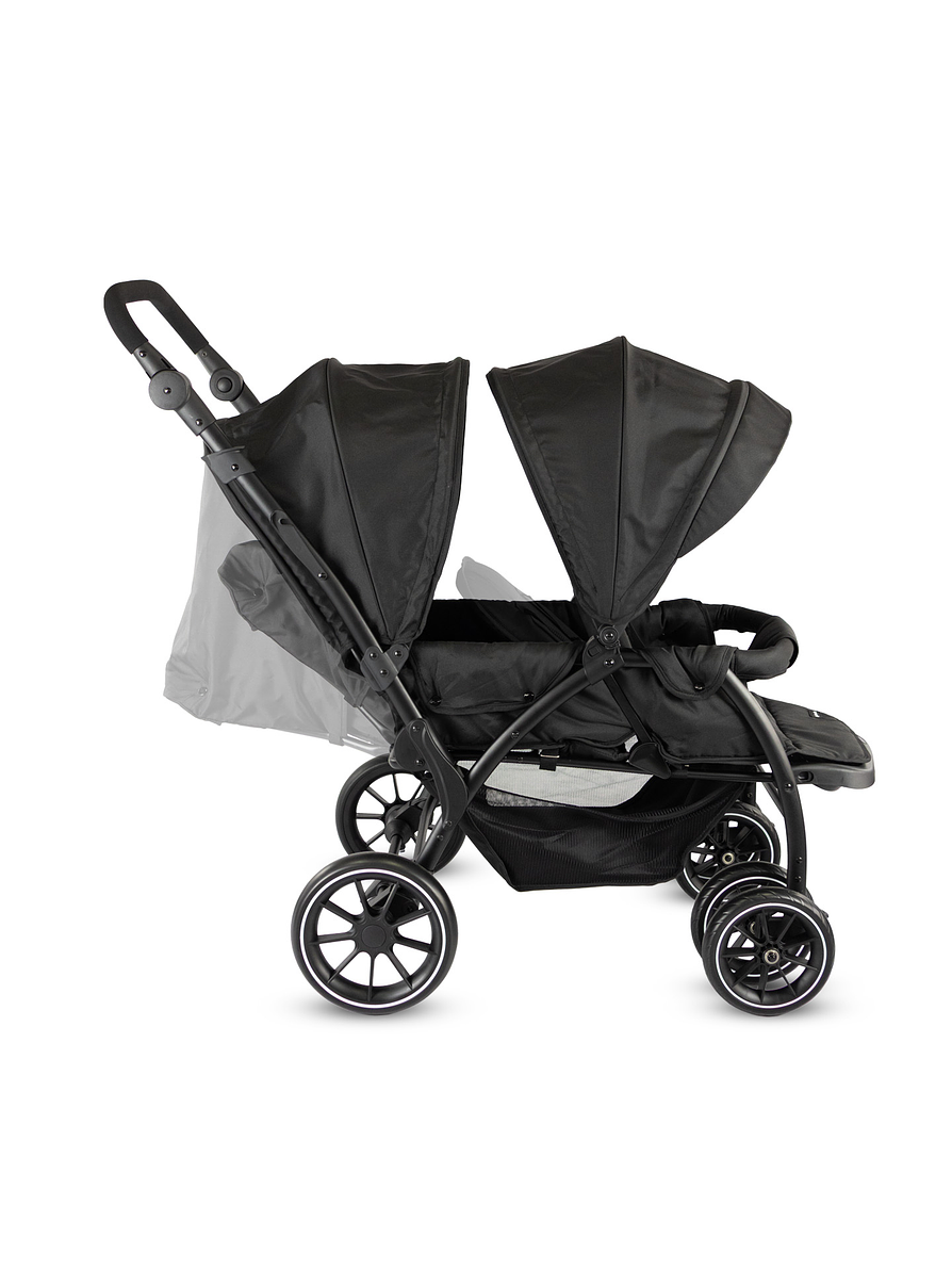 Coche Bebesit Gemelar Bivo Black Premium 6