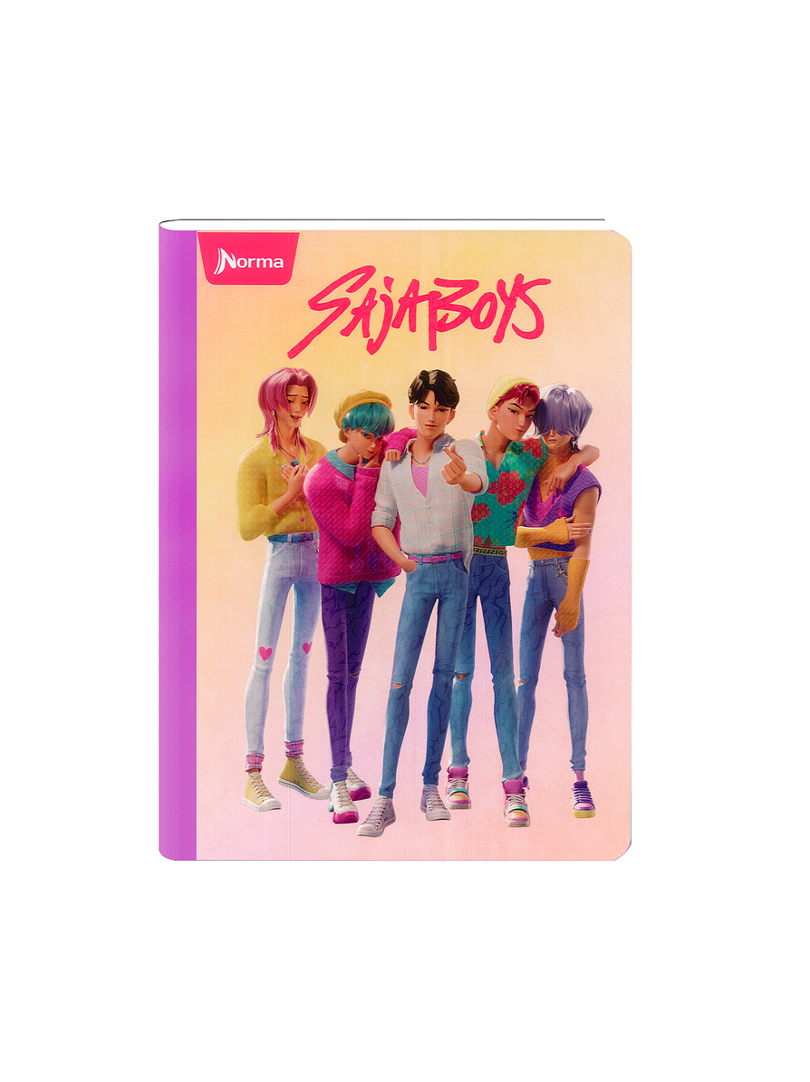 Cuaderno Cosido Norma Guerreras KPOP 100 Hojas Cuadros 6