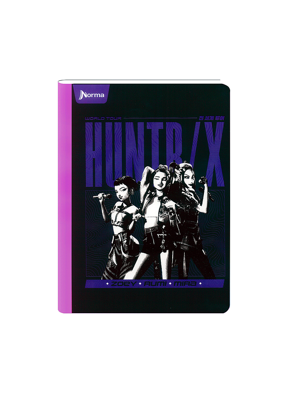 Cuaderno Cosido Norma Guerreras KPOP 50 Hojas Cuadros 2