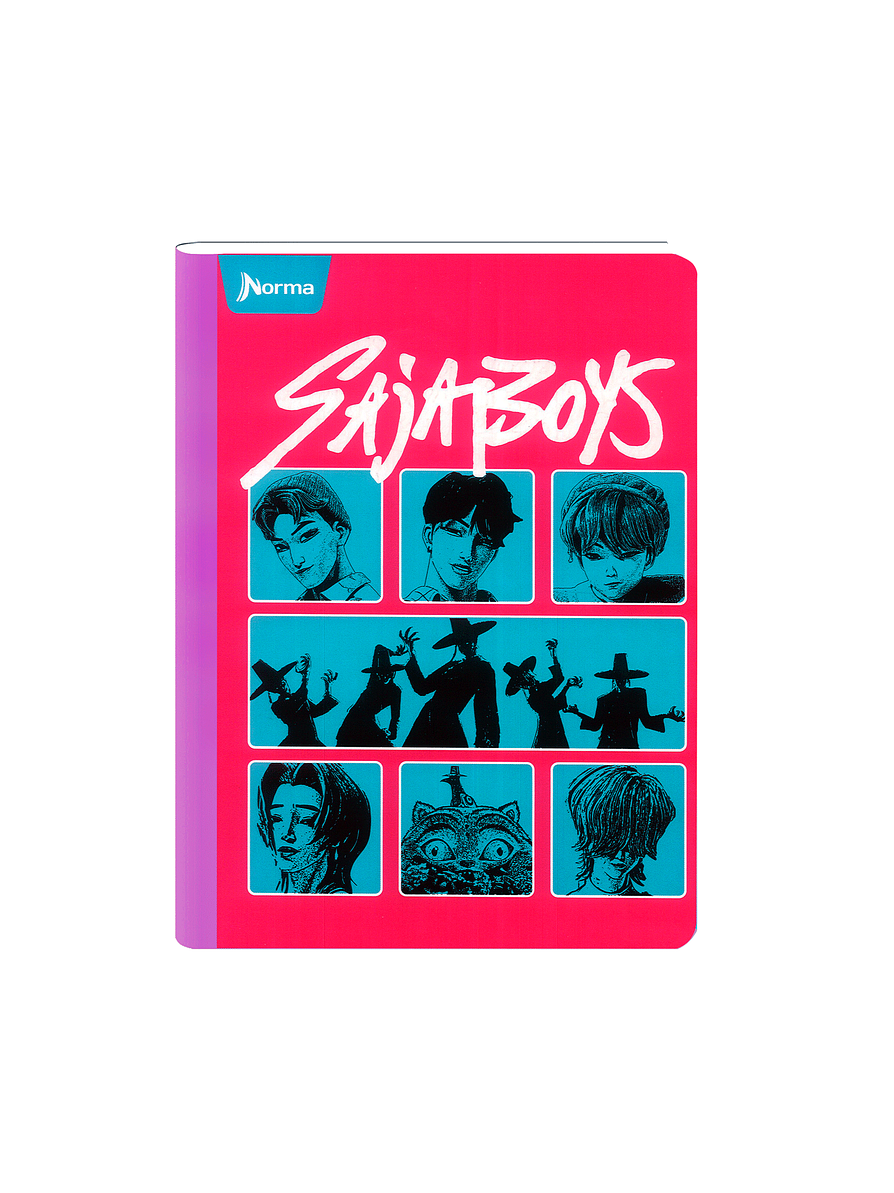 Cuaderno Cosido Norma Guerreras KPOP 50 Hojas Cuadros 5