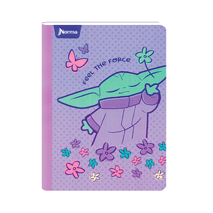 Cuaderno Cosido Norma Grogu 100 Hojas Líneas