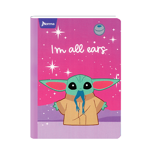 Cuaderno Cosido Norma Grogu 100 Hojas Cuadros