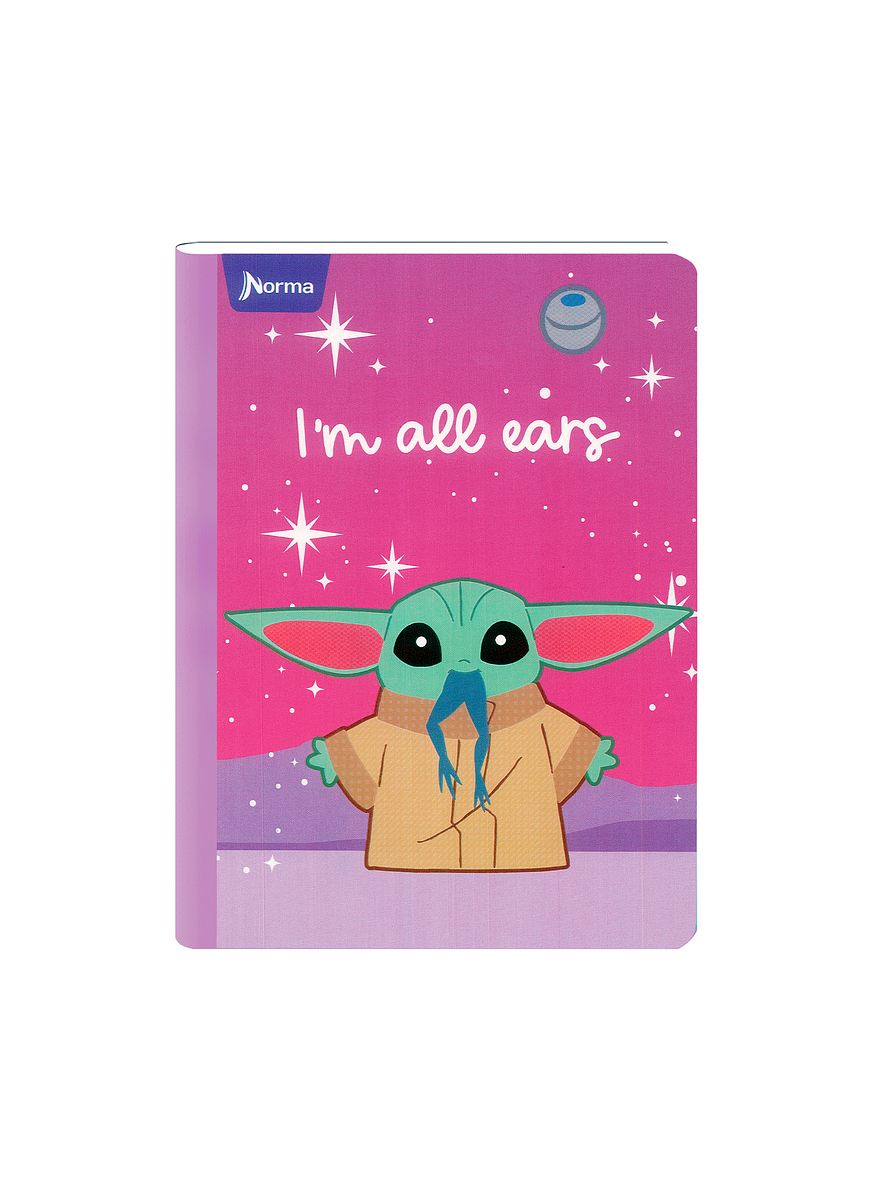 Cuaderno Cosido Norma Grogu 100 Hojas Cuadros 1