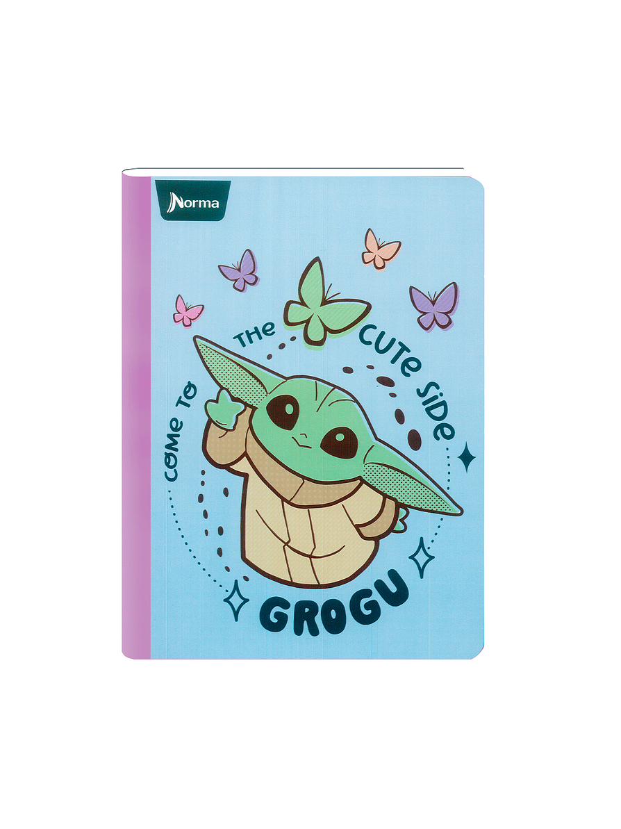 Cuaderno Cosido Norma Grogu 100 Hojas Cuadros 3
