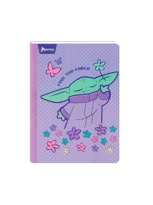 Cuaderno Cosido Norma Grogu 100 Hojas Cuadros 8